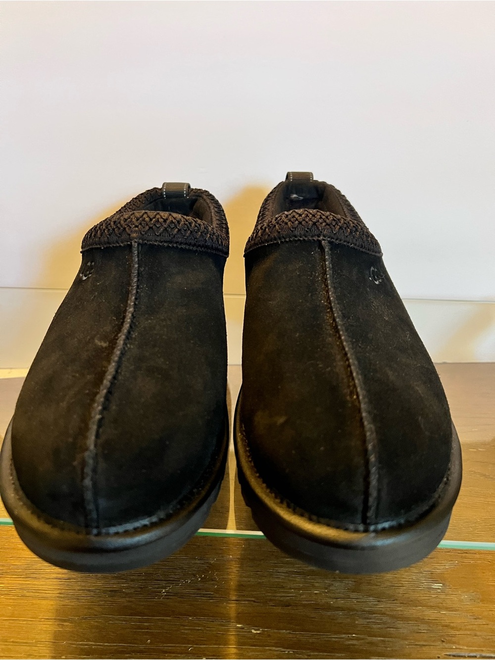 UGG Men's Black Suede Slip-On Comfort Loafers